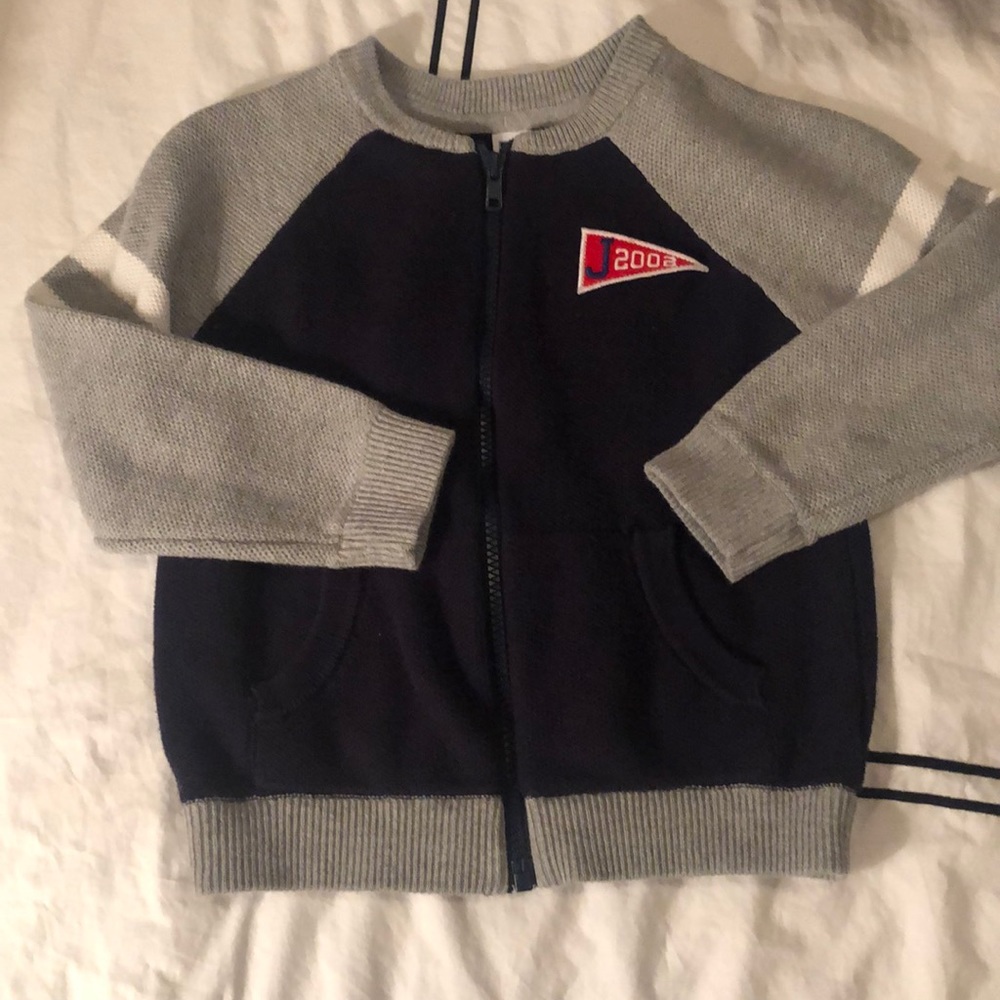 Janie and jack zip up sweater
